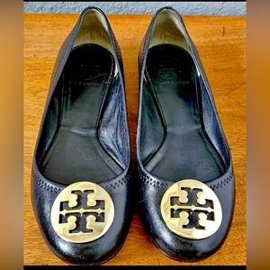 Tory Burch Women's Ballet Flats Size 8 Black